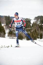 24.01.2016, Chaux-Neuve, France (FRA): Magnus Krog (NOR) - FIS world cup nordic combined, individual gundersen HS118/10km, Chaux-Neuve (FRA). www.nordicfocus.com. © Becker/NordicFocus. Every downloaded picture is fee-liable.
