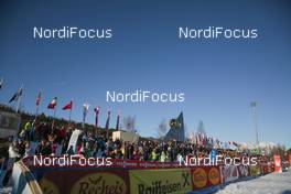29.01.2016, Seefeld, Austria (AUT): Spectators waiting for the first athletes to finish the race   - FIS world cup nordic combined, individual gundersen HS109/5km, Seefeld (AUT). www.nordicfocus.com. © Modica/NordicFocus. Every downloaded picture is fee-liable.