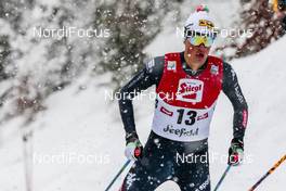 31.01.2016, Seefeld, Austria (AUT): Samuel Costa (ITA) - FIS world cup nordic combined, individual gundersen HS109/10km, Seefeld (AUT). www.nordicfocus.com. © Modica/NordicFocus. Every downloaded picture is fee-liable.