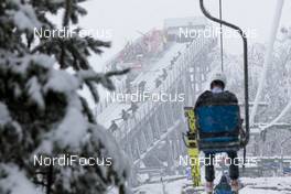 31.01.2016, Seefeld, Austria (AUT): men at work on the hill   - FIS world cup nordic combined, individual gundersen HS109/15km, Seefeld (AUT). www.nordicfocus.com. © Modica/NordicFocus. Every downloaded picture is fee-liable.