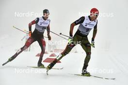 06.02.2016, Oslo, Norway (NOR): Bernhard Gruber (AUT), Johannes Rydzek (GER), (l-r)  - FIS world cup nordic combined, individual gundersen HS134/10km, Oslo (NOR). www.nordicfocus.com. © Felgenhauer/NordicFocus. Every downloaded picture is fee-liable.