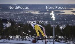 06.02.2016, Oslo, Norway (NOR): Adam Loomis (USA) - FIS world cup nordic combined, individual gundersen HS134/10km, Oslo (NOR). www.nordicfocus.com. © Felgenhauer/NordicFocus. Every downloaded picture is fee-liable.