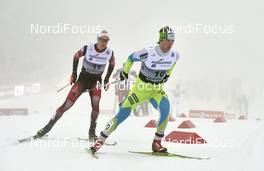 06.02.2016, Oslo, Norway (NOR): Mario Seidl (AUT), Marjan Jelenko (SLO), (l-r)  - FIS world cup nordic combined, individual gundersen HS134/10km, Oslo (NOR). www.nordicfocus.com. © Felgenhauer/NordicFocus. Every downloaded picture is fee-liable.