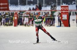 19.02.2016, Lahti, Finland (FIN): Wilhelm Denifl (AUT) - FIS world cup nordic combined, individual gundersen HS130/10km, Lahti (FIN). www.nordicfocus.com. © Felgenhauer/NordicFocus. Every downloaded picture is fee-liable.