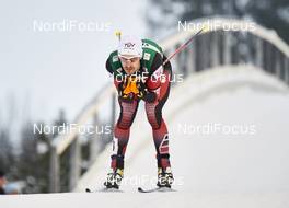 19.02.2016, Lahti, Finland (FIN): Lukas Klapfer (AUT) - FIS world cup nordic combined, individual gundersen HS130/10km, Lahti (FIN). www.nordicfocus.com. © Felgenhauer/NordicFocus. Every downloaded picture is fee-liable.