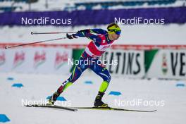 21.02.2016, Lahti, Finland (FIN): Maxime Laheurte (FRA), Fischer, Swix, Rottefella, One Way - FIS world cup nordic combined, individual gundersen HS130/10km, Lahti (FIN). www.nordicfocus.com. © Laiho/NordicFocus. Every downloaded picture is fee-liable.
