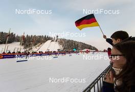 23.02.2016, Kuopio, Finland (FIN): stadium overview with a group of skiers - FIS world cup nordic combined, individual gundersen HS127/10km, Kuopio (FIN). www.nordicfocus.com. © Laiho/NordicFocus. Every downloaded picture is fee-liable.