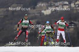 27.02.2016, Val di Fiemme, Italy (ITA): Philipp Orter (AUT), Szczepan Kupczak (POL), (l-r)  - FIS world cup nordic combined, individual gundersen HS134/10km, Val di Fiemme (ITA). www.nordicfocus.com. © Modica/NordicFocus. Every downloaded picture is fee-liable.