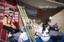 26.02.2016, Val di Fiemme, Italy (ITA): the Athletes lounge   - FIS world cup nordic combined, team sprint HS134/2x7.5km, Val di Fiemme (ITA). www.nordicfocus.com. © Modica/NordicFocus. Every downloaded picture is fee-liable.