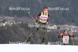 26.02.2016, Val di Fiemme, Italy (ITA): Tobias Haug (GER) - FIS world cup nordic combined, team sprint HS134/2x7.5km, Val di Fiemme (ITA). www.nordicfocus.com. © Modica/NordicFocus. Every downloaded picture is fee-liable.