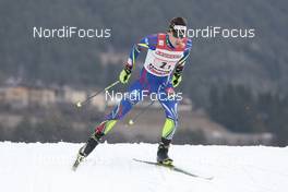 26.02.2016, Val di Fiemme, Italy (ITA): Francois Braud (FRA) - FIS world cup nordic combined, team sprint HS134/2x7.5km, Val di Fiemme (ITA). www.nordicfocus.com. © Modica/NordicFocus. Every downloaded picture is fee-liable.