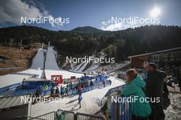 26.02.2016, Val di Fiemme, Italy (ITA): Ski Jumping stadium venue   - FIS world cup nordic combined, team sprint HS134/2x7.5km, Val di Fiemme (ITA). www.nordicfocus.com. © Modica/NordicFocus. Every downloaded picture is fee-liable.