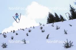 26.02.2016, Val di Fiemme, Italy (ITA): Antoine Gerard (FRA) - FIS world cup nordic combined, team sprint HS134/2x7.5km, Val di Fiemme (ITA). www.nordicfocus.com. © Modica/NordicFocus. Every downloaded picture is fee-liable.