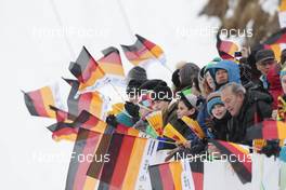 05.03.2016, Schonach, Germany (GER): Spectators at the ski jumping stadium   - FIS world cup nordic combined, individual gundersen HS106/10km, Schonach (GER). www.nordicfocus.com. © Modica/NordicFocus. Every downloaded picture is fee-liable.