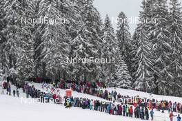 06.03.2016, Schonach, Germany (GER): Competitors into Schonach's xc stadium   - FIS world cup nordic combined, individual gundersen HS106/15km, Schonach (GER). www.nordicfocus.com. © Modica/NordicFocus. Every downloaded picture is fee-liable.