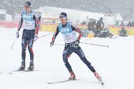 04.03.2016, Schonach, Germany (GER): Magnus Krog (NOR), Joergen Graabak (NOR), (l-r)  - FIS world cup nordic combined, team HS106/4x5km, Schonach (GER). www.nordicfocus.com. © Modica/NordicFocus. Every downloaded picture is fee-liable.