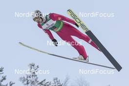27.11.2016, Ruka, Finland (FIN): Maxime Laheurte (FRA) - FIS world cup nordic combined, individual gundersen HS142/10km, Ruka (FIN). www.nordicfocus.com. © Modica/NordicFocus. Every downloaded picture is fee-liable.