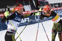 03.12.2016, Lillehammer, Norway (NOR): Fabian Riessle (GER), Johannes Rydzek (GER) - FIS world cup nordic combined, individual gundersen HS100/10km, Lillehammer (NOR). www.nordicfocus.com. © THIBAUT/NordicFocus. Every downloaded picture is fee-liable.