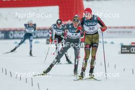 04.12.2016, Lillehammer, Norway (NOR): Samuel Costa ( ITA  ), Vinzenz Geiger ( GER  ), (l-r)  - FIS world cup nordic combined, individual gundersen HS138/10km, Lillehammer (NOR). www.nordicfocus.com. © Modica/NordicFocus. Every downloaded picture is fee-liable.