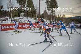 04.12.2016, Lillehammer, Norway (NOR): Ilkka Herola ( FIN  ), Haavard Klemetsen ( NOR  ), Lukas Klapfer ( AUT  ), (l-r)  - FIS world cup nordic combined, individual gundersen HS138/10km, Lillehammer (NOR). www.nordicfocus.com. © Modica/NordicFocus. Every downloaded picture is fee-liable.