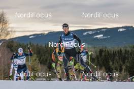 04.12.2016, Lillehammer, Norway (NOR): Magnus Krog ( NOR  ), Johannes Rydzek ( GER  ), Tim Hug ( SUI  ), (l-r)  - FIS world cup nordic combined, individual gundersen HS138/10km, Lillehammer (NOR). www.nordicfocus.com. © Modica/NordicFocus. Every downloaded picture is fee-liable.