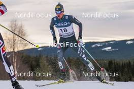 04.12.2016, Lillehammer, Norway (NOR): Samuel Costa ( ITA  ) - FIS world cup nordic combined, individual gundersen HS138/10km, Lillehammer (NOR). www.nordicfocus.com. © Modica/NordicFocus. Every downloaded picture is fee-liable.