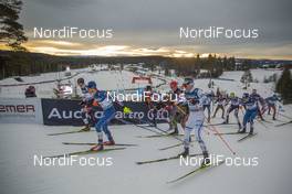 04.12.2016, Lillehammer, Norway (NOR): Philipp Orter ( AUT  ), Miroslav Dvorak ( CZE  ), Vinzenz Geiger ( GER  ), (l-r)  - FIS world cup nordic combined, individual gundersen HS138/10km, Lillehammer (NOR). www.nordicfocus.com. © Modica/NordicFocus. Every downloaded picture is fee-liable.