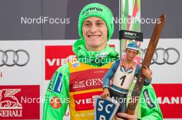 01.01.2016, Garmisch, Germany (GER): Peter Prevc (SLO) - FIS world cup ski jumping, four hills tournament, individual HS140, Garmisch (GER). www.nordicfocus.com. © Laiho/NordicFocus. Every downloaded picture is fee-liable.