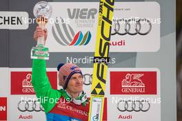 01.01.2016, Garmisch, Germany (GER): Severin Freund (GER), Fischer - FIS world cup ski jumping, four hills tournament, individual HS140, Garmisch (GER). www.nordicfocus.com. © Laiho/NordicFocus. Every downloaded picture is fee-liable.