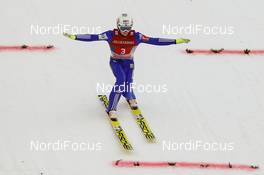 01.01.2016, Garmisch, Germany (GER): Johann Andre Forfang (NOR), Fischer - FIS world cup ski jumping, four hills tournament, individual HS140, Garmisch (GER). www.nordicfocus.com. © Laiho/NordicFocus. Every downloaded picture is fee-liable.