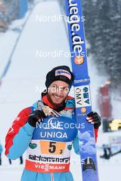 17.01.2016, Tauplitz/Bad Mitterndorf, Austria (AUT): Manuel Fettner (AUT) - FIS ski flying world championships, medals, Tauplitz/Bad Mitterndorf (AUT). www.nordicfocus.com. © Rauschendorfer/NordicFocus. Every downloaded picture is fee-liable.