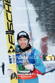 17.01.2016, Tauplitz/Bad Mitterndorf, Austria (AUT): Manuel Poppinger (AUT) - FIS ski flying world championships, medals, Tauplitz/Bad Mitterndorf (AUT). www.nordicfocus.com. © Rauschendorfer/NordicFocus. Every downloaded picture is fee-liable.