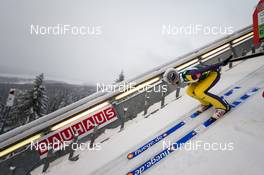 22.02.2016, Kuopio, Finland (FIN): Ronan Lamy Chappuis (FRA) - FIS world cup ski jumping, individual HS127, qualification,  Kuopio (FIN). www.nordicfocus.com. © Laiho/NordicFocus. Every downloaded picture is fee-liable.