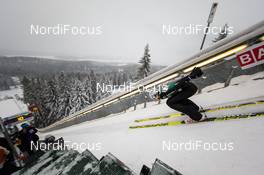22.02.2016, Kuopio, Finland (FIN): Luca Egloff (SUI), Fischer - FIS world cup ski jumping, individual HS127, qualification,  Kuopio (FIN). www.nordicfocus.com. © Laiho/NordicFocus. Every downloaded picture is fee-liable.
