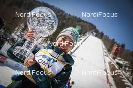 18.03.2016, Planica, Slovenia (SLO): Sara Takanashi (JPN) - FIS world cup ski flying, cups, Planica (SLO). www.nordicfocus.com. © Modica/NordicFocus. Every downloaded picture is fee-liable.
