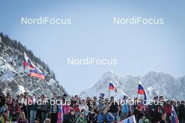 18.03.2016, Planica, Slovenia (SLO): Spectators in Planica  - FIS world cup ski flying, individual HS225, Planica (SLO). www.nordicfocus.com. © Modica/NordicFocus. Every downloaded picture is fee-liable.