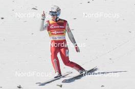 19.03.2016, Planica, Slovenia (SLO): Anders Fannemel (NOR) - FIS world cup ski flying, team HS225, Planica (SLO). www.nordicfocus.com. © Modica/NordicFocus. Every downloaded picture is fee-liable.