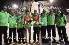 25.11.2016, Ruka, Finland (FIN): Domen Prevc (SLO), Peter Prevc (SLO) - FIS world cup ski jumping, individual HS142, Ruka (FIN). www.nordicfocus.com. © THIBAUT/NordicFocus. Every downloaded picture is fee-liable.