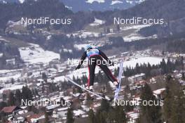30.01.2016, Oberstdorf, Germany (GER): Agnes Reisch (GER - FIS world cup ski jumping ladies, individual HS106, Oberstdorf (GER). www.nordicfocus.com. © Manzoni/NordicFocus. Every downloaded picture is fee-liable.