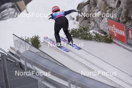 30.01.2016, Oberstdorf, Germany (GER): Katharina Althaus (GER) - FIS world cup ski jumping ladies, individual HS106, Oberstdorf (GER). www.nordicfocus.com. © Manzoni/NordicFocus. Every downloaded picture is fee-liable.