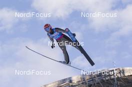29.01.2016, Oberstdorf, Germany (GER): Katharina Althaus (GER) - FIS world cup ski jumping ladies, training, Oberstdorf (GER). www.nordicfocus.com. © Manzoni/NordicFocus. Every downloaded picture is fee-liable.