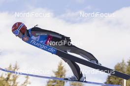 29.01.2016, Oberstdorf, Germany (GER): Katharina Althaus (GER) - FIS world cup ski jumping ladies, training, Oberstdorf (GER). www.nordicfocus.com. © Manzoni/NordicFocus. Every downloaded picture is fee-liable.