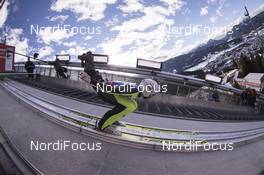 29.01.2016, Oberstdorf, Germany (GER): Daniela Iraschko-Stolz (AUT) - FIS world cup ski jumping ladies, training, Oberstdorf (GER). www.nordicfocus.com. © Manzoni/NordicFocus. Every downloaded picture is fee-liable.