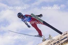 29.01.2016, Oberstdorf, Germany (GER): Maren Lundby (NOR) - FIS world cup ski jumping ladies, training, Oberstdorf (GER). www.nordicfocus.com. © Manzoni/NordicFocus. Every downloaded picture is fee-liable.