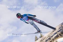 29.01.2016, Oberstdorf, Germany (GER): Emma Klinec (SLO) - FIS world cup ski jumping ladies, training, Oberstdorf (GER). www.nordicfocus.com. © Manzoni/NordicFocus. Every downloaded picture is fee-liable.
