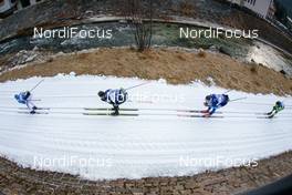 31.01.2016, Molina di Fiemme, Italy (ITA): Jimmie Johnsson (SWE), Audun Laugaland (NOR), Klas Nilsson (SWE), Petr Novak (CZE), (l-r)  - Ski Classics and FIS Marathon Cup Marcialonga, Molina di Fiemme (ITA). www.nordicfocus.com. © Rauschendorfer/NordicFocus. Every downloaded picture is fee-liable.