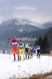 31.01.2016, Molina di Fiemme, Italy (ITA): Toni Livers (SUI), Oeystein Pettersen (NOR), Andreas Nygaard (NOR), (l-r)  - Ski Classics and FIS Marathon Cup Marcialonga, Molina di Fiemme (ITA). www.nordicfocus.com. © Rauschendorfer/NordicFocus. Every downloaded picture is fee-liable.