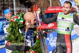 31.01.2016, Molina di Fiemme, Italy (ITA): Tord Asle Gjerdalen (NOR), Andreas Nygaard (NOR), (l-r)  - Ski Classics and FIS Marathon Cup Marcialonga, Molina di Fiemme (ITA). www.nordicfocus.com. © Rauschendorfer/NordicFocus. Every downloaded picture is fee-liable.