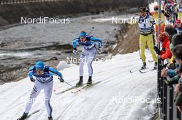 31.01.2016, Molina di Fiemme, Italy (ITA): Daniel Richardsson (SWE), Morten Eide Pedersen (NOR), Oeystein Pettersen (NOR), (l-r)  - Ski Classics and FIS Marathon Cup Marcialonga, Molina di Fiemme (ITA). www.nordicfocus.com. © Rauschendorfer/NordicFocus. Every downloaded picture is fee-liable.
