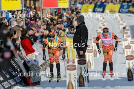 31.01.2016, Molina di Fiemme, Italy (ITA): Petter Eliassen (NOR), Stian Hoelgaard (NOR), (l-r)  - Ski Classics and FIS Marathon Cup Marcialonga, Molina di Fiemme (ITA). www.nordicfocus.com. © Rauschendorfer/NordicFocus. Every downloaded picture is fee-liable.